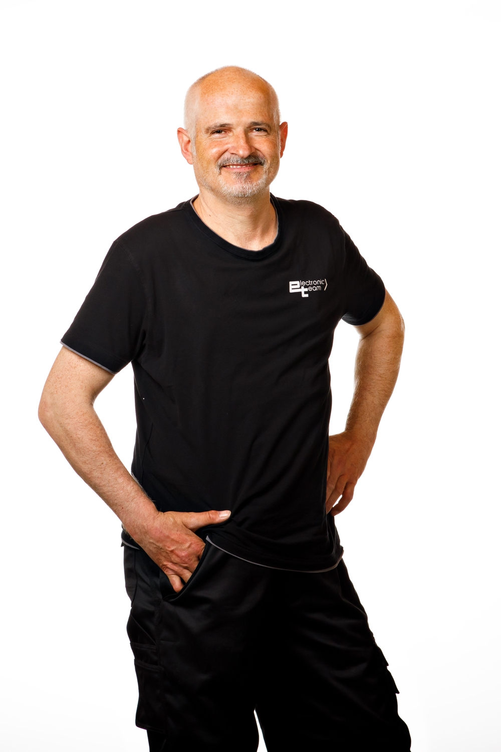 Porträt eines Mitarbeiters von et electronic team GmbH.