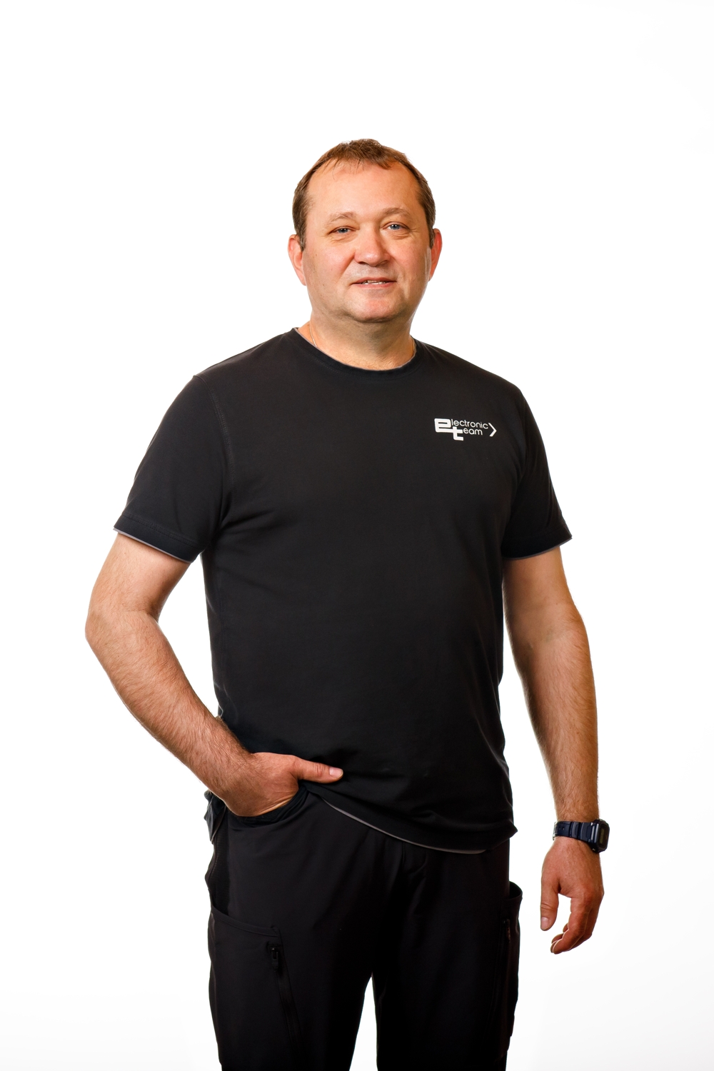 Porträt eines Mitarbeiters von et electronic team GmbH.